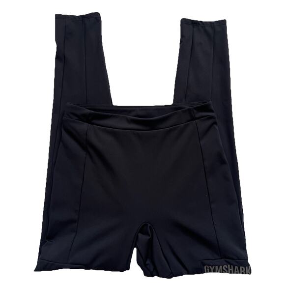 Gymshark Ori Leggings Womens Medium Black Seamed Ankle Elastic Waistband Gym Run - Picture 11 of 11